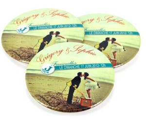 Badges mariage
