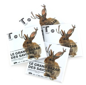 Badge réalisé pour le grand Bazar des Savoirs