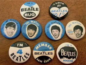 Badge beatles fan 