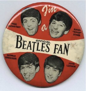 Badge beatles fan 