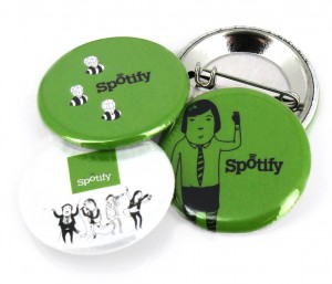  Badges 32mm pour Spotify